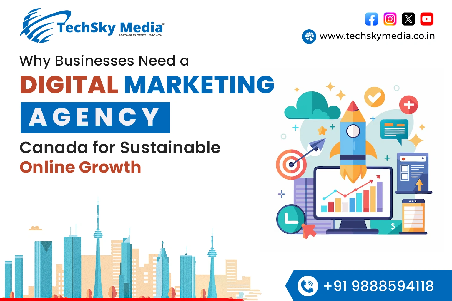 Why Businesses Need a Digital Marketing Agency Canada for Sustainable Online Growth