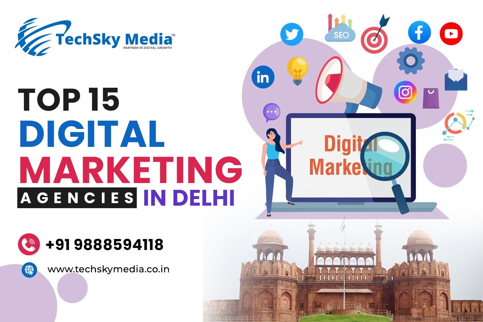 Top 15 Digital Marketing Agencies in Delhi